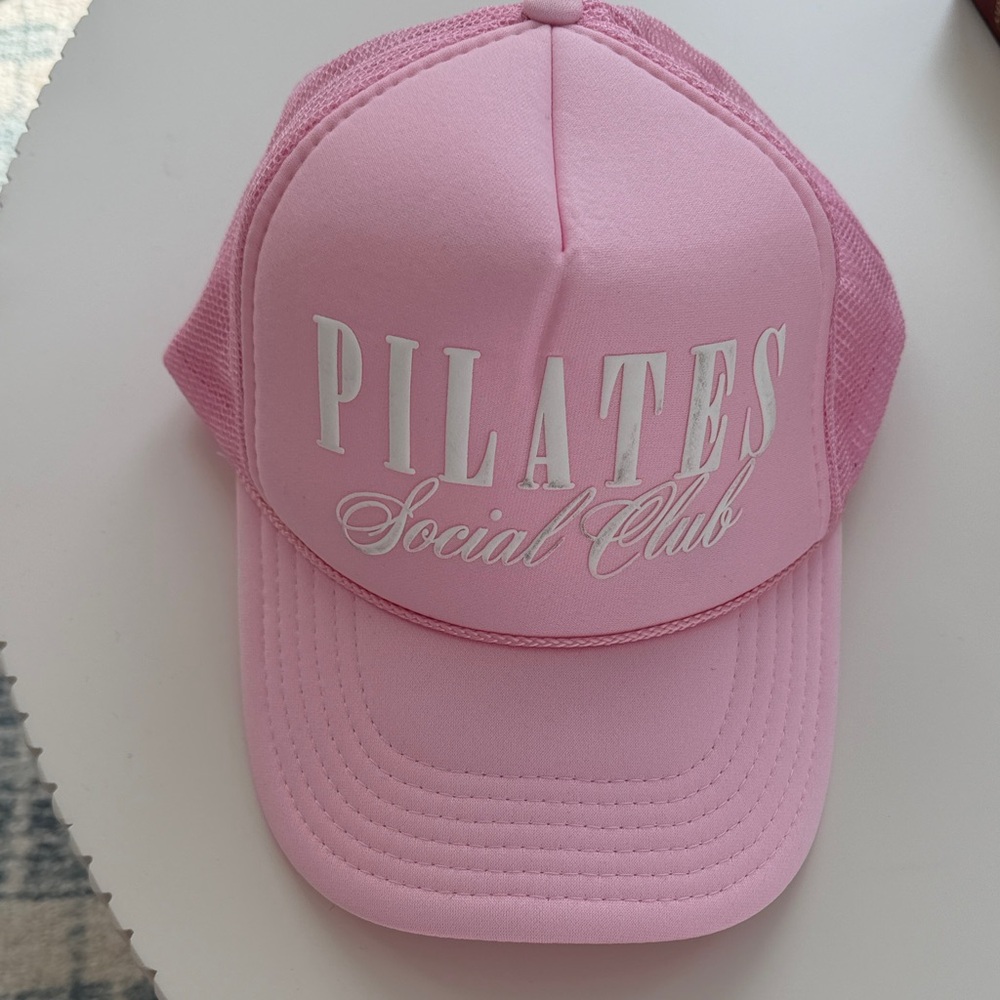Pilates Social Club Pink Trucker Hat